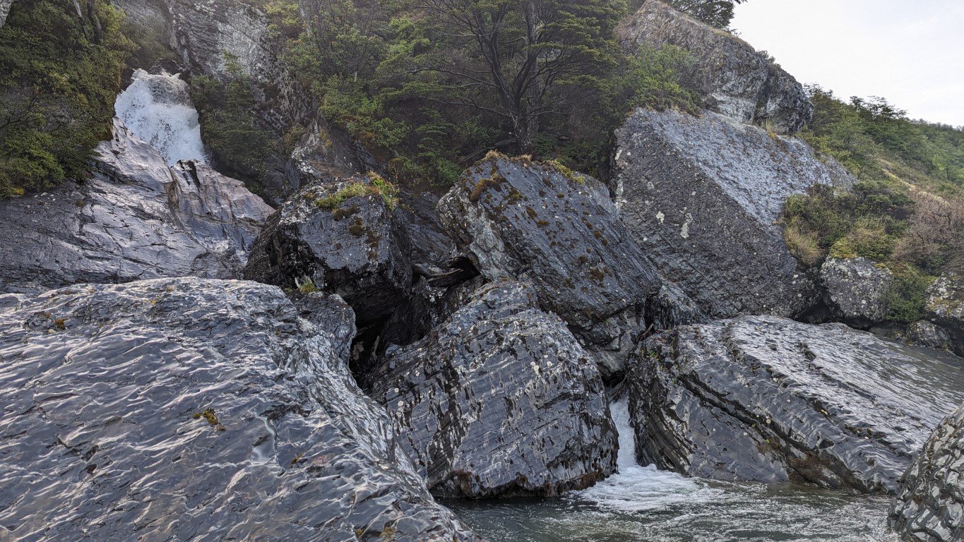 Ein Platz direkt am Fluss